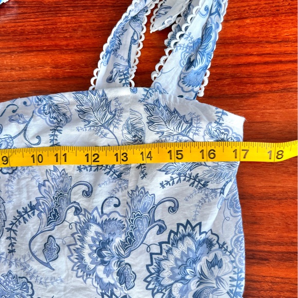 Petal and Pup Janie Midi Blue & White Floral dress NWT size Medium - Picture 13 of 16